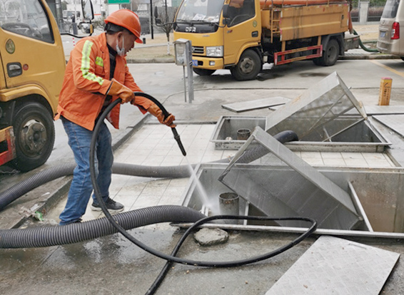 民众镇隔油池清理